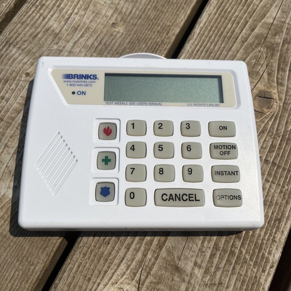 Brinks Alarm, Home Security, Premium Keypad BHS-3101, Preowned
